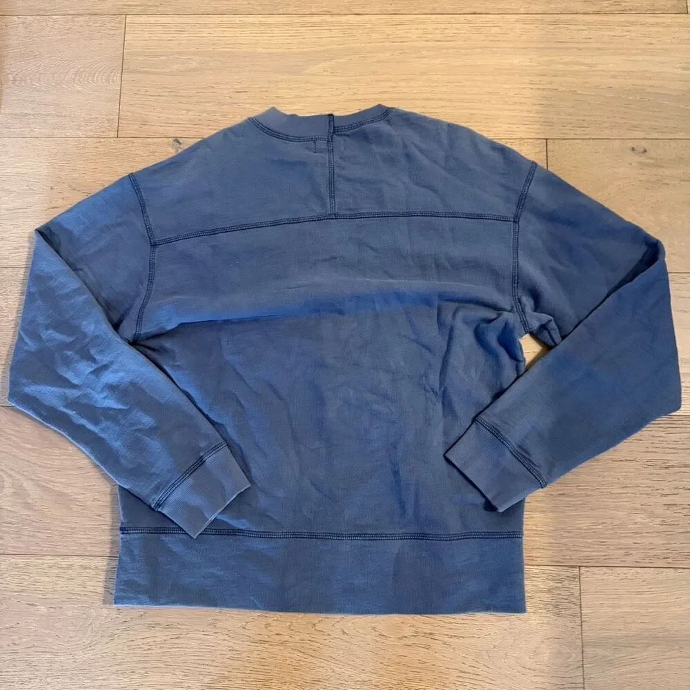 ADRIANO GOLDSCHMIED Mens long sleeve crew neck sweater blue size medium m8